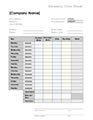 biweekly time sheet